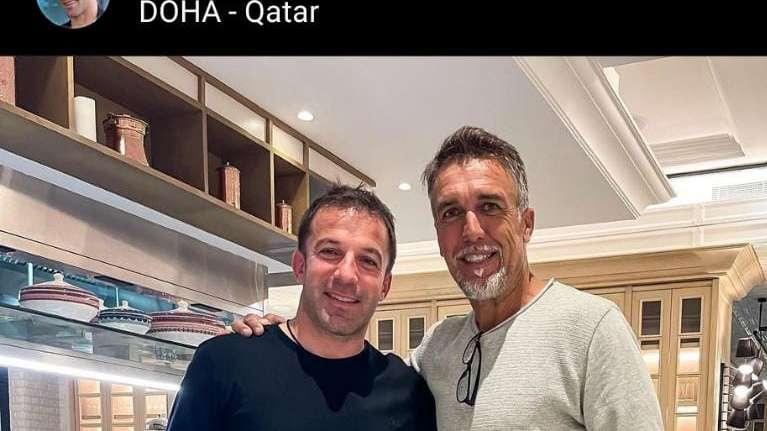 EX VIOLA, Bati in Qatar: foto con Del Piero