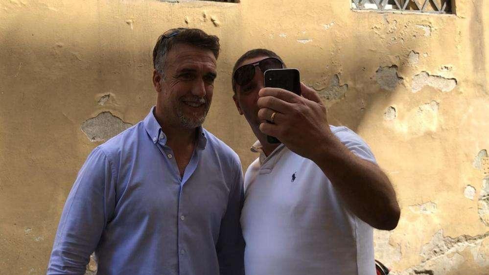 BATISTUTA: "CONTENTO E IMPAZIENTE". BARONE CI SCHERZA SU