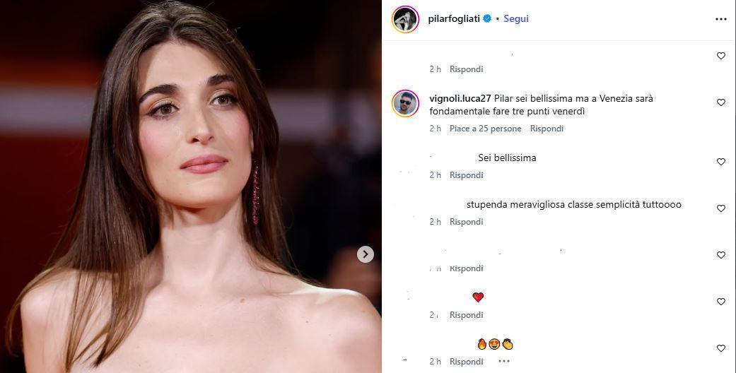 Pilar Fogliati a Venezia per il Festival ma un tifoso gli chiede...i tre punti