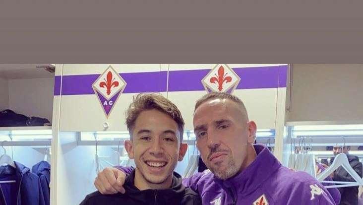 FOTO, Maxime Lopez e il selfie con l'idolo Ribery