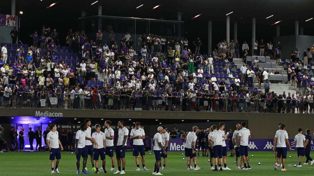 Il dato sugli spettatori: quasi 1500 i tifosi della Fiorentina oggi al Viola Park