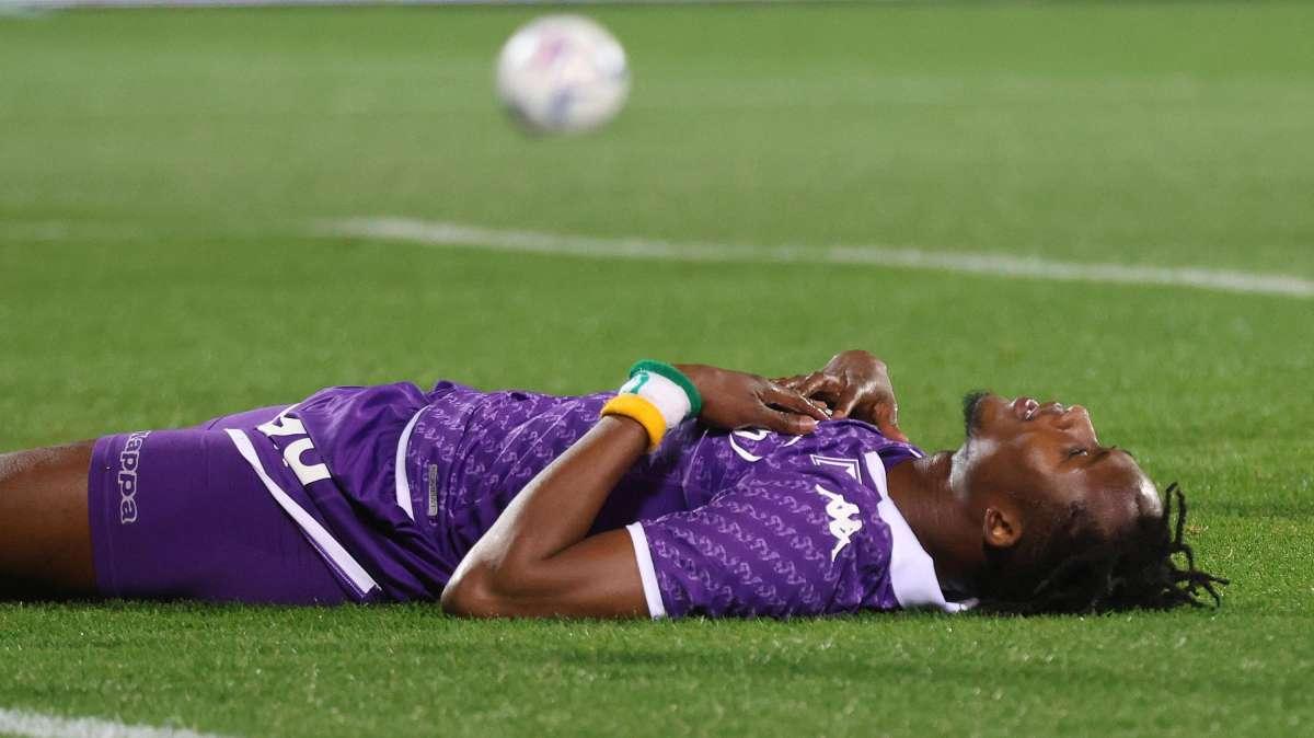 OLY-FIO 0-0, Kouame da solo davanti al portiere spreca