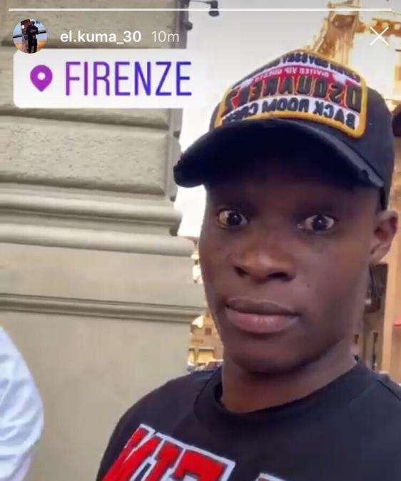 FOTO, Babacar torna a Firenze per incontrare amici