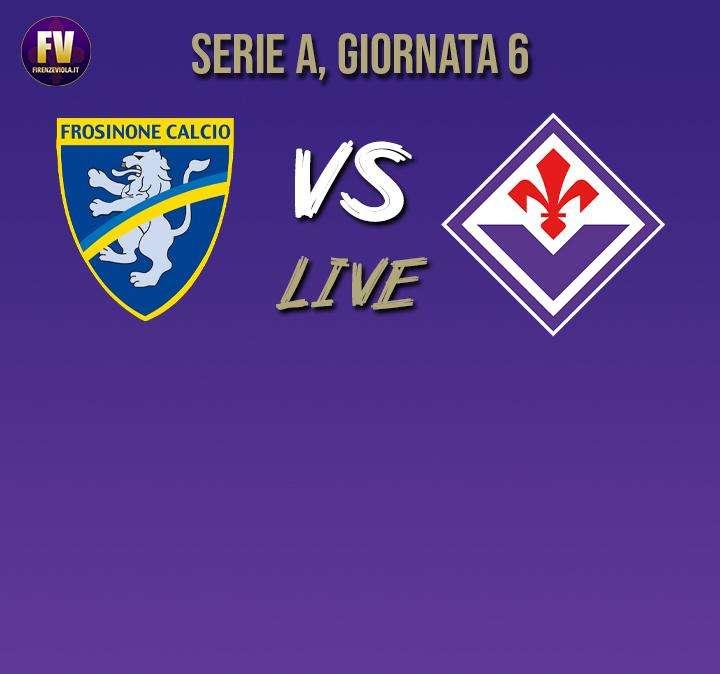FROSINONE-FIORENTINA 1-1: RIVIVI IL LIVE FV