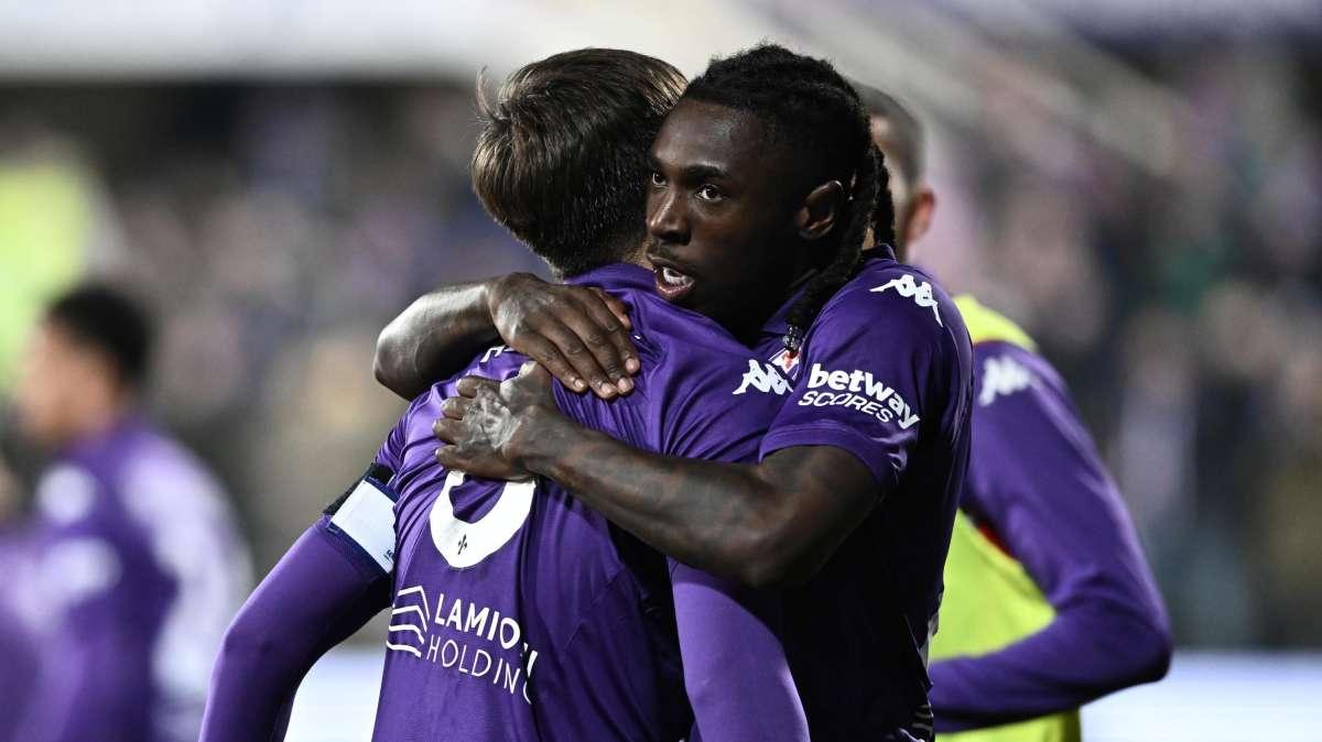 Show della Fiorentina al Franchi: battuta l’Inter 3-0 e quarto posto in classifica