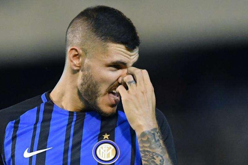 INT-FIO 2-0, Icardi raddoppia di testa