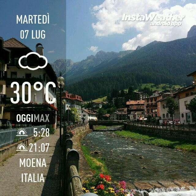 FOTO FV, 30°C attendono i viola a Moena