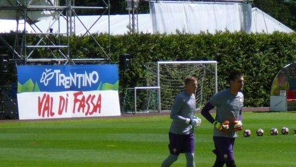 FOTO FV, Portieri viola in campo, c'è anche Tata