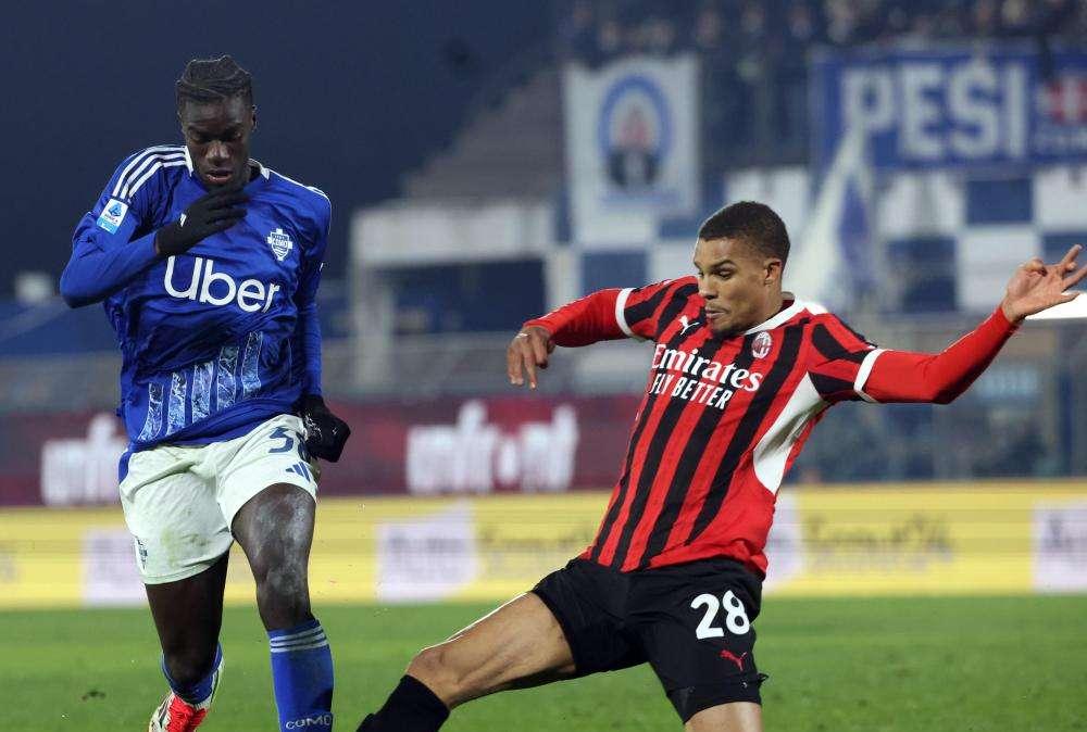 MILAN, Lesione al bicipite femorale per Thiaw