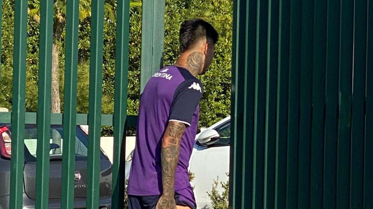 FOTO FV, Pulgar rientrato prima al centro sportivo
