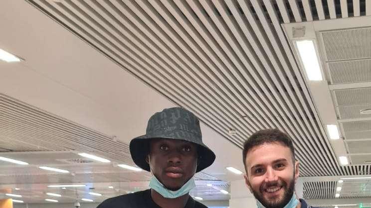 FOTO FV, Kouame è in Italia: sbarcato a Fiumicino