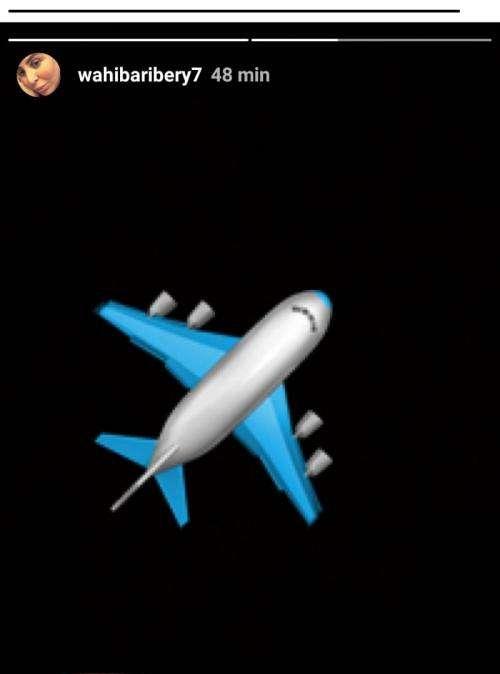 LADY RIBERY, Altro indizio social: c'è un aereo