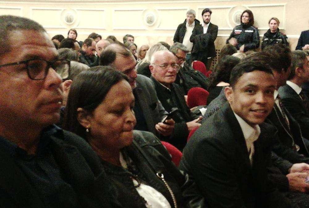 FOTO FV, Muriel al Gran Galà insieme alla famiglia