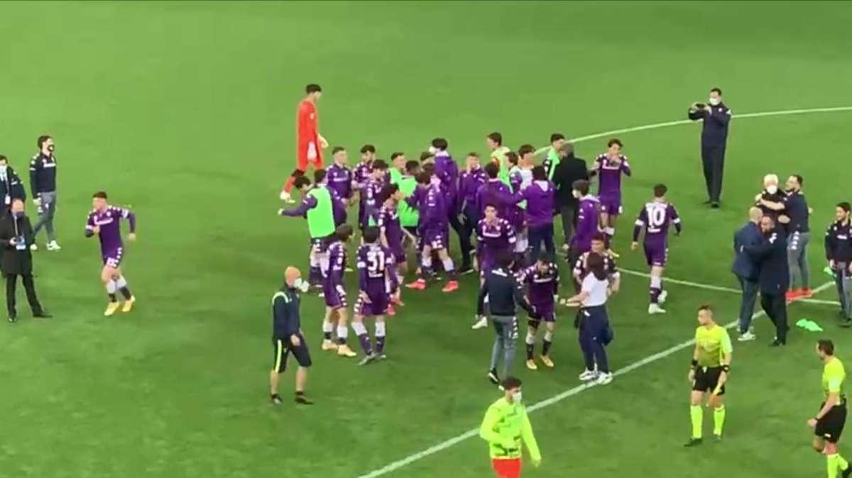 VIEO FV, La gioia viola per la vittoria della Coppa