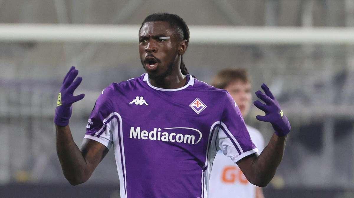 Il dato di Kean: da quando è a Firenze solo Lautaro ha segnato più di lui