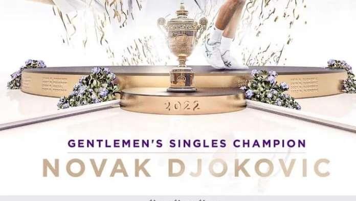 JOVIC, Si congratula con Djokovic per Wimbledon