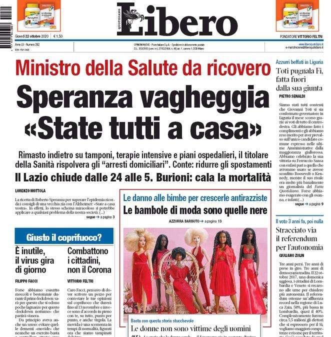 LIBERO, Calcio non può fermarsi: non c'è un piano-B