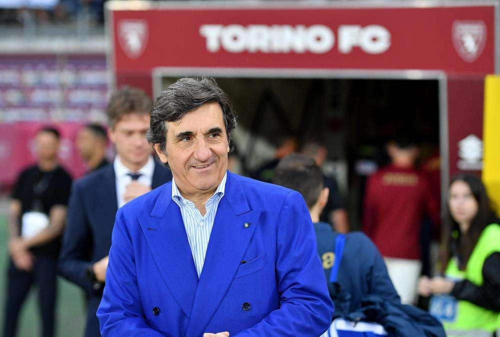 TORINO, Il presidente Cairo al Filadelfia con la squadra