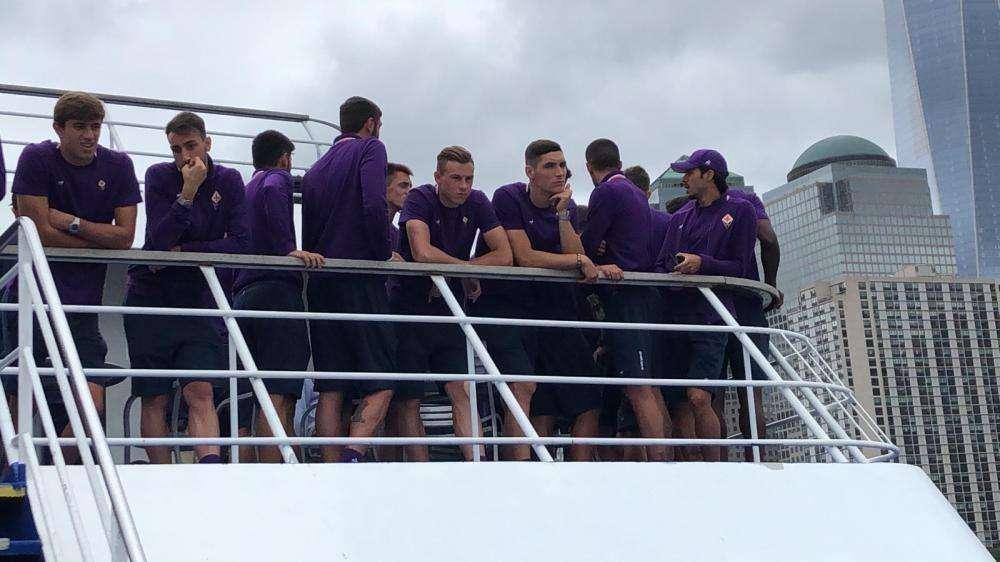 VIDEO-FOTO FV, I viola in battello sull'Hudson