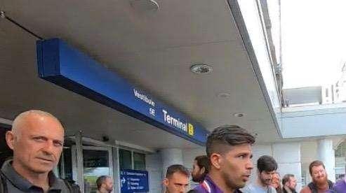 FOTO-VIDEO FV, L'arrivo dei viola a Chicago