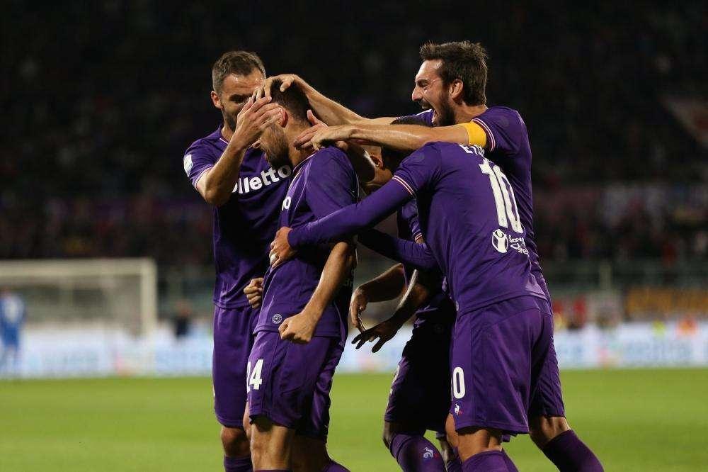 FIORENTINA, La squadra è arrivata a Cagliari