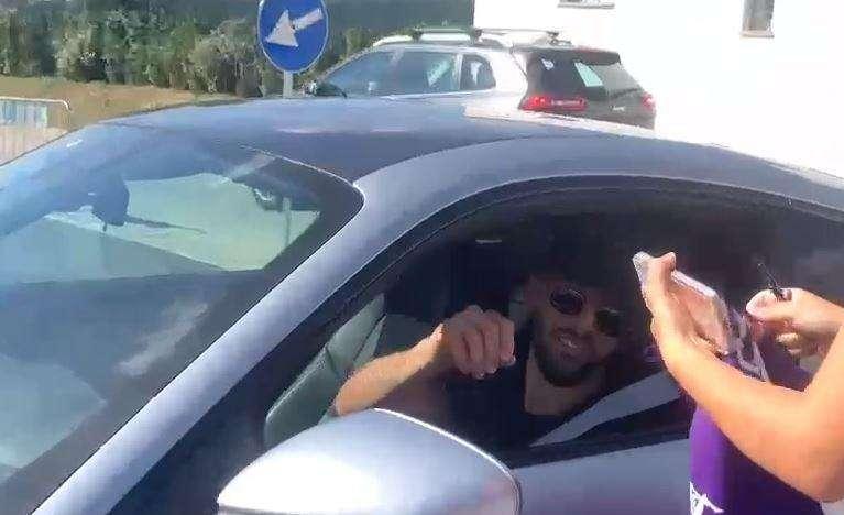VIDEO FV, Foto e autografi per Nico Gonzalez al V. Park