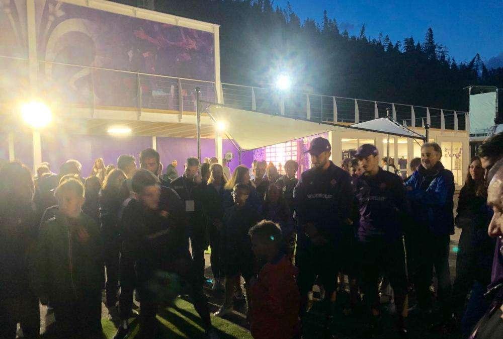 FOTO-VIDEO FV, Serata con giocatori al Village