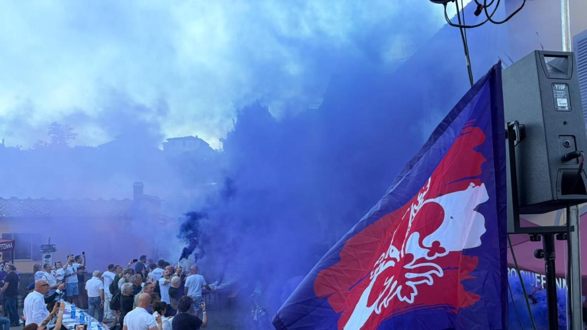 Grande festa viola nel Valdarno e le promesse di Commisso e Paratici
