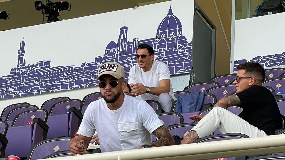 FOTO FV, Anche Torreira, Quarta e Nico al Franchi