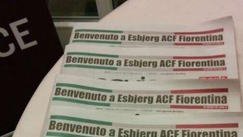 FOTO FV, I giornali di Esbjerg: ''Benvenuti viola''