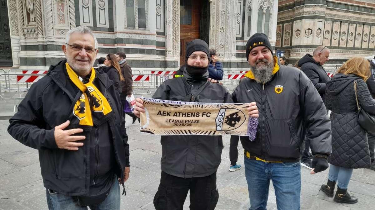 Verso Fiorentina-AEK, circa 4 mila tifosi greci a Firenze: la metà senza biglietto