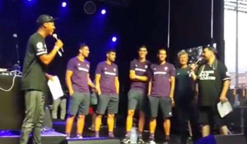 USA, La visita dei viola alla House of Soccer