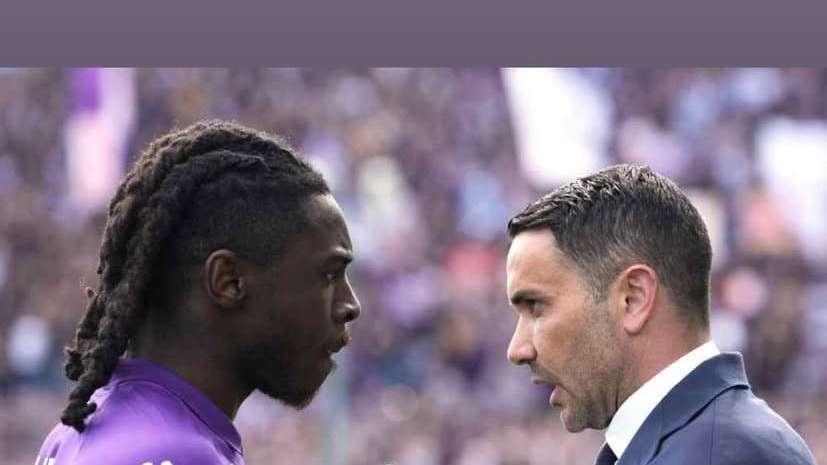 Kean e i giocatori viola salutano Palladino: "Grazie di tutto Mister!"