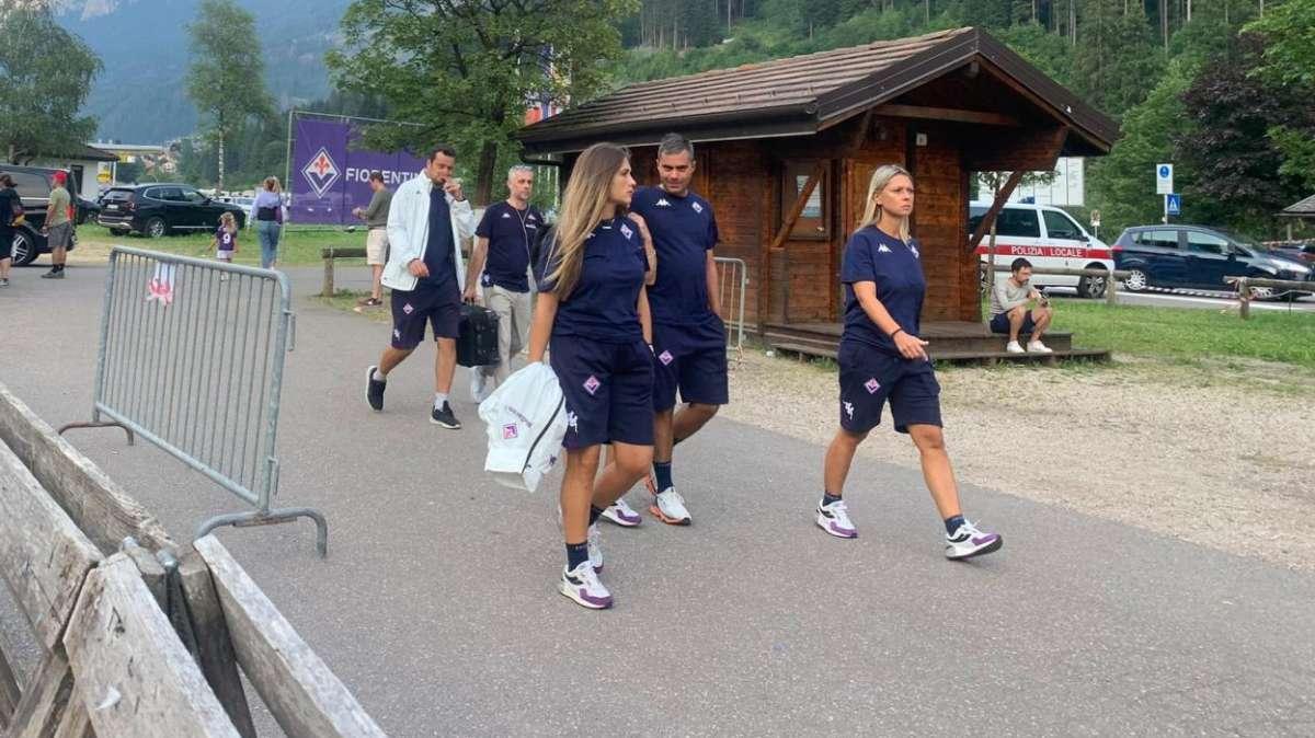 FOTO FV, Staff Fiorentina Femminile già a Moena