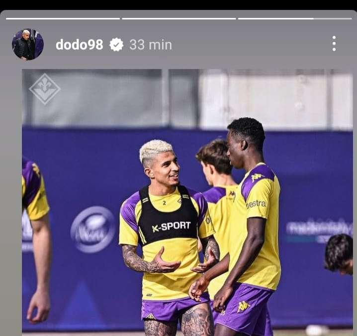 DODO, Gli auguri a Kayode: "Conta sempre su di me"