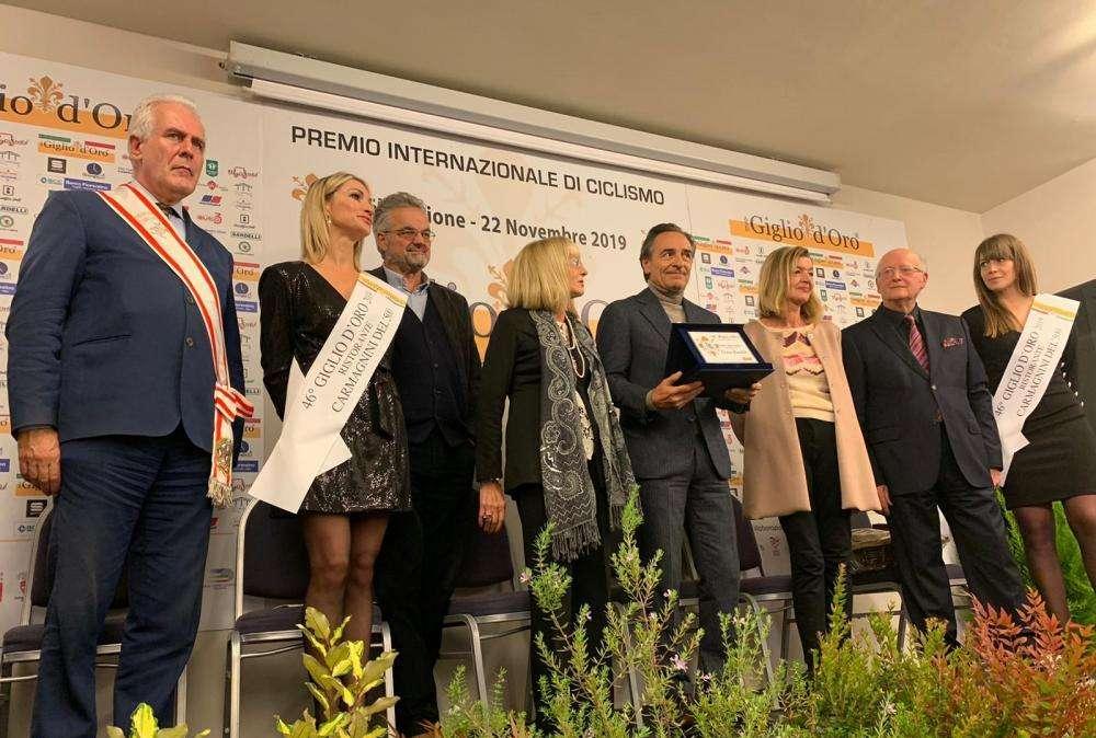 FOTO FV, Prandelli ritira il premio "Giglio d'Oro"