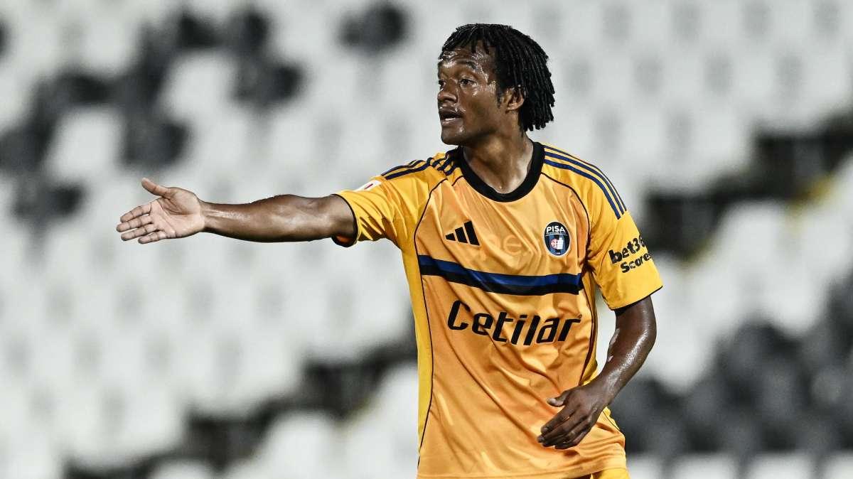 Pisa-Fiorentina 0-0, altro legno del Pisa, altro ex: stavolta è Cuadrado a colpire il palo