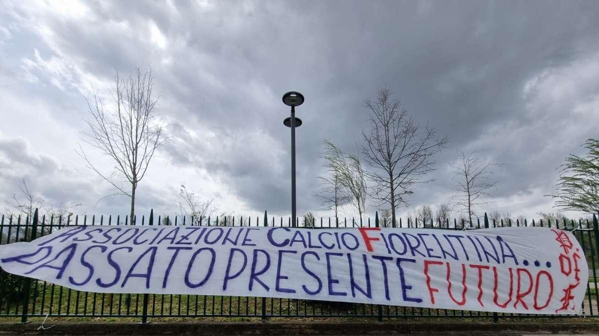 FOTO FV, Striscione: "ACF passato presente futuro"