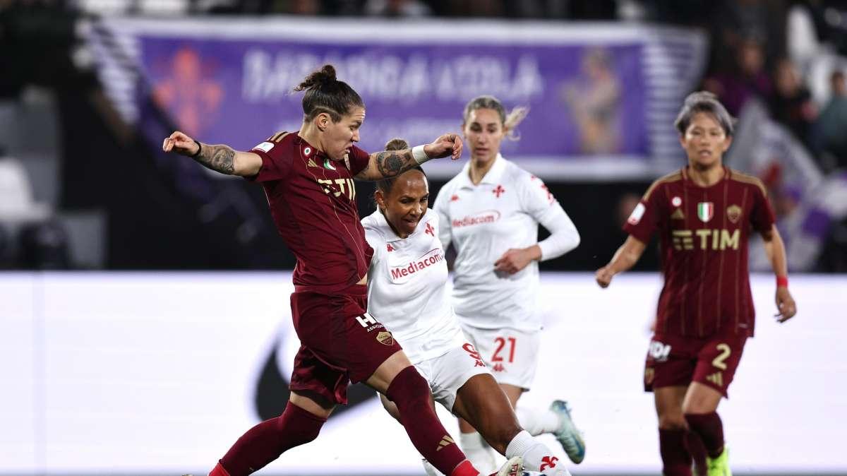 A femminile, la Roma si fa rimontare 3 gol: sabato con la Fiorentina spareggio Champions