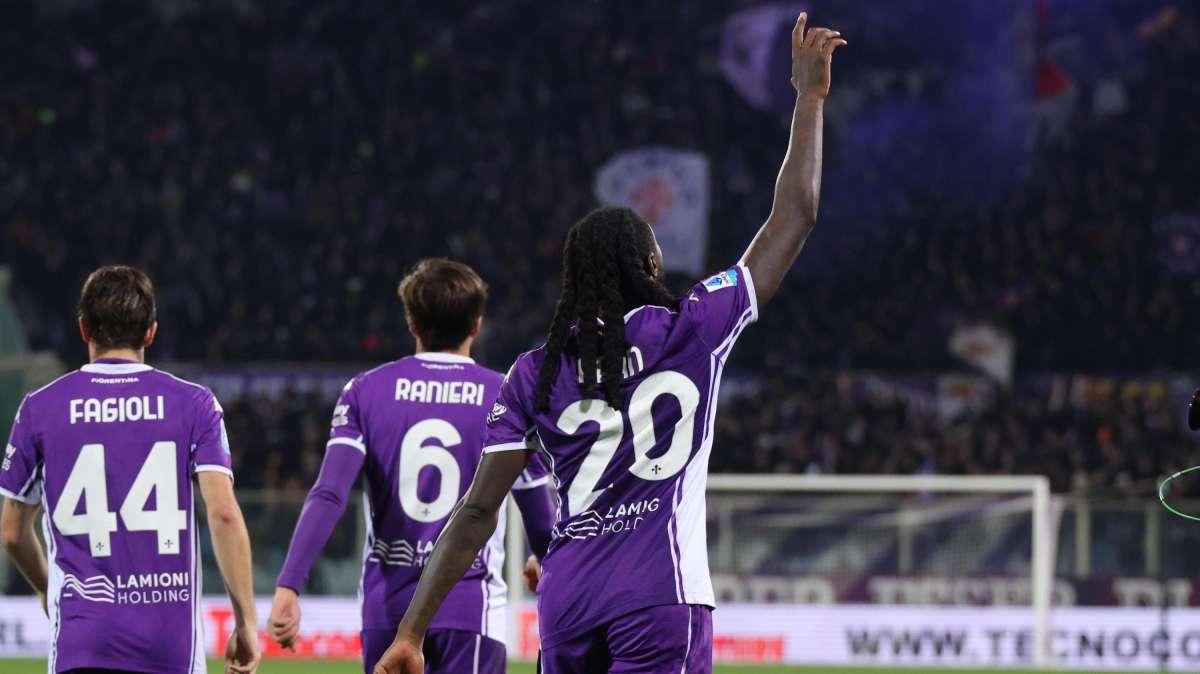 Fiorentina-Udinese 5-1, manita viola: doppietta di Moise Kean