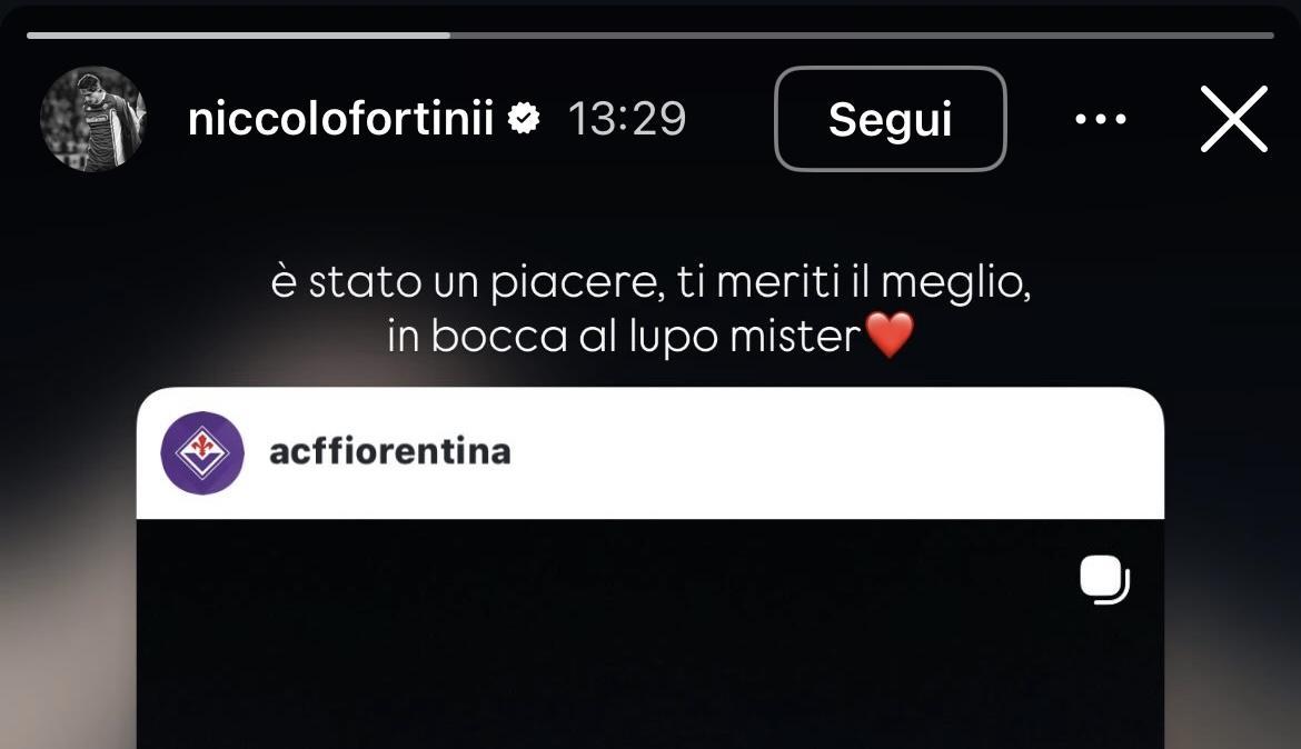 Foto, Fortini augura il meglio a Galloppa: "È stato un piacere, mister!"