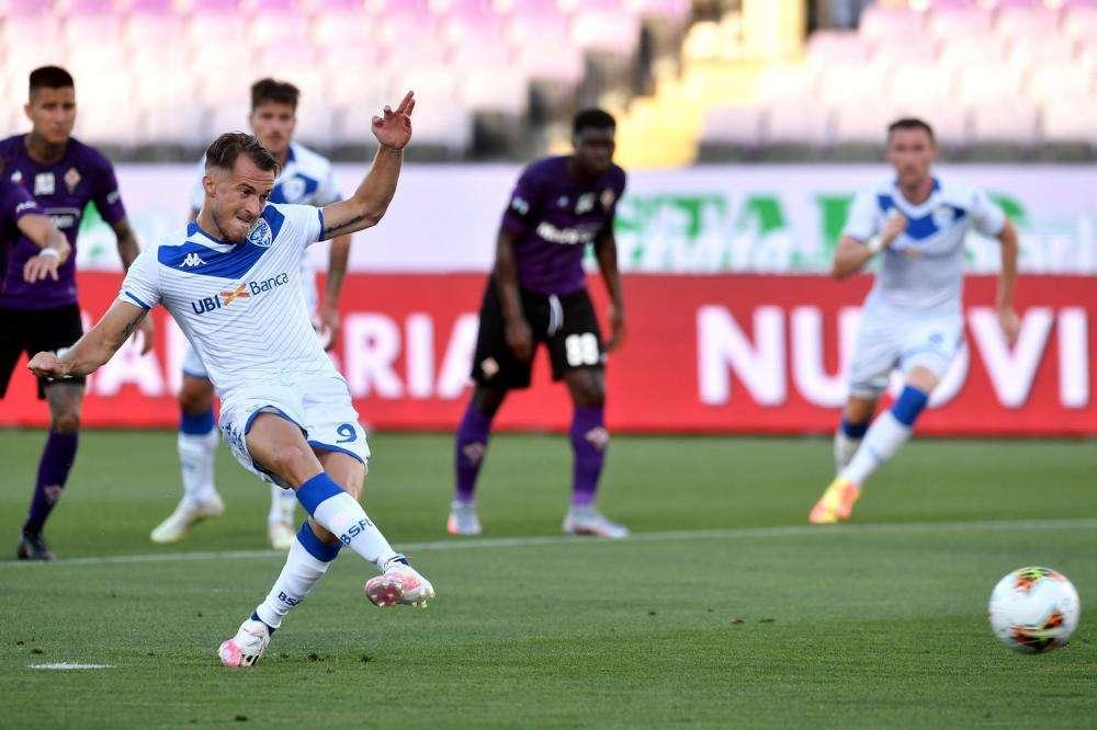 FIO-BRE, Al 45' è 1-1: la difesa viola è in affanno