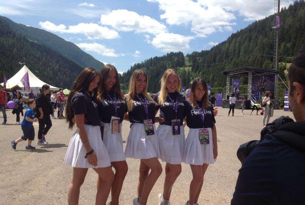 FOTO FV, Ecco le ragazze del Viola Village a Moena