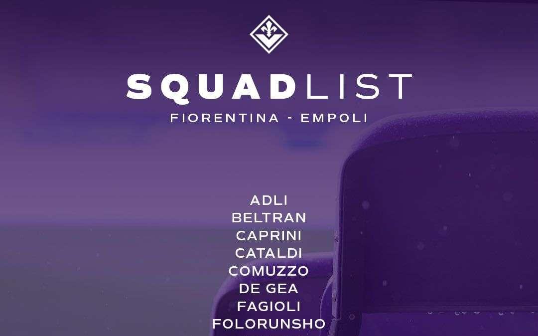 Fiorentina-Empoli, i convocati viola: out Kean, Dodo e Colpani. C'è Caprini