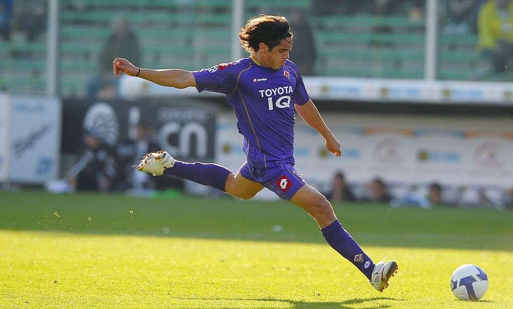 FIORENTINA-ROMA 1-0, Gran gol di Vargas