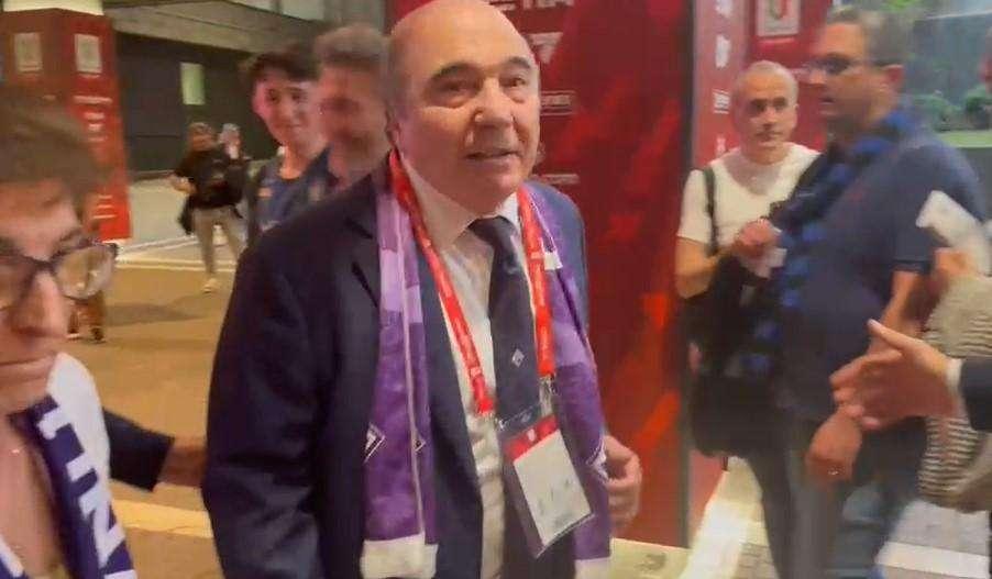 VIDEO FV, All'Olimpico Commisso arriva e scherza