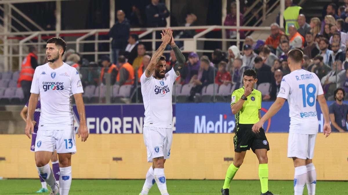 FIO-EMP, Finisce il primo tempo: è 0-1, decide Caputo
