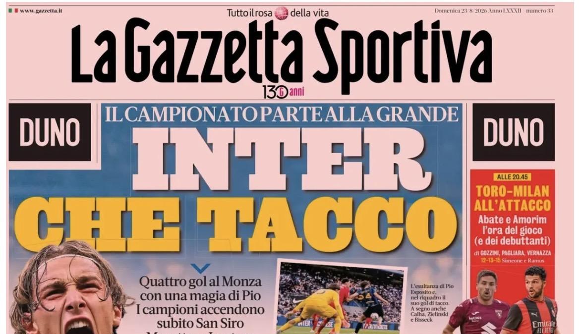 Rassegna stampa, le prime pagine dei quotidiani sportivi in edicola