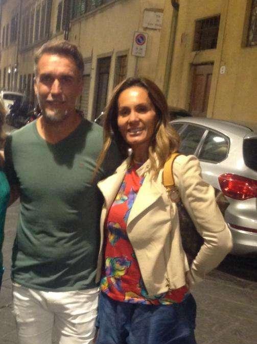 FOTO FV, Bati si gode Firenze insieme ad Irina