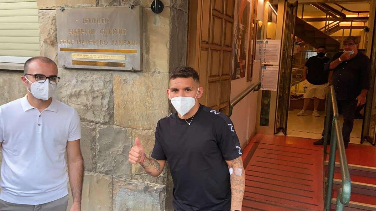 TORREIRA, La cronaca del suo ritorno in Italia
